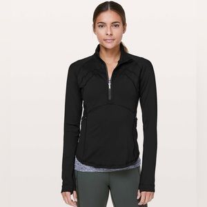 Lululemon front of the pack 1/2 zip